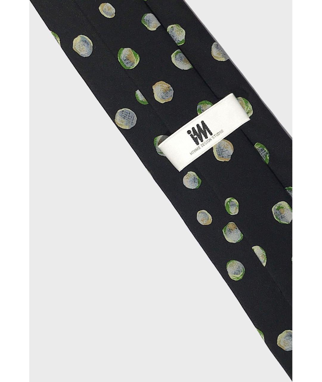 ISSEY MIYAKE Черный шелковый галстук, фото 4