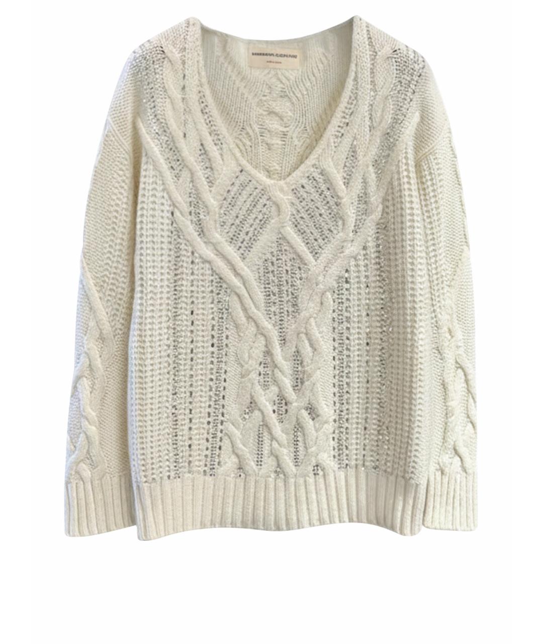 ERMANNO SCERVINO Бежевый шерстяной джемпер / свитер, фото 1