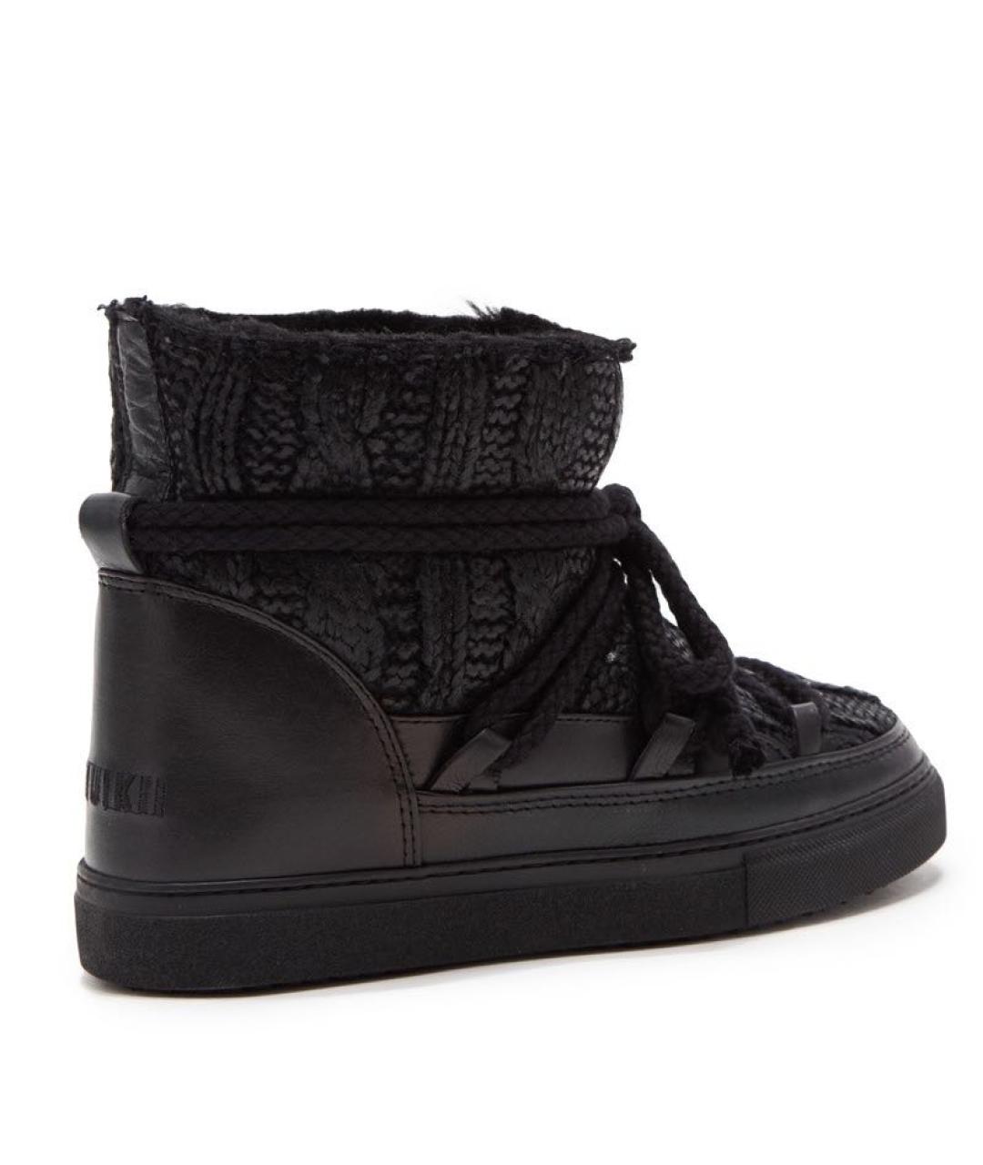 INUIKII Черные кожаные полусапоги, фото 6