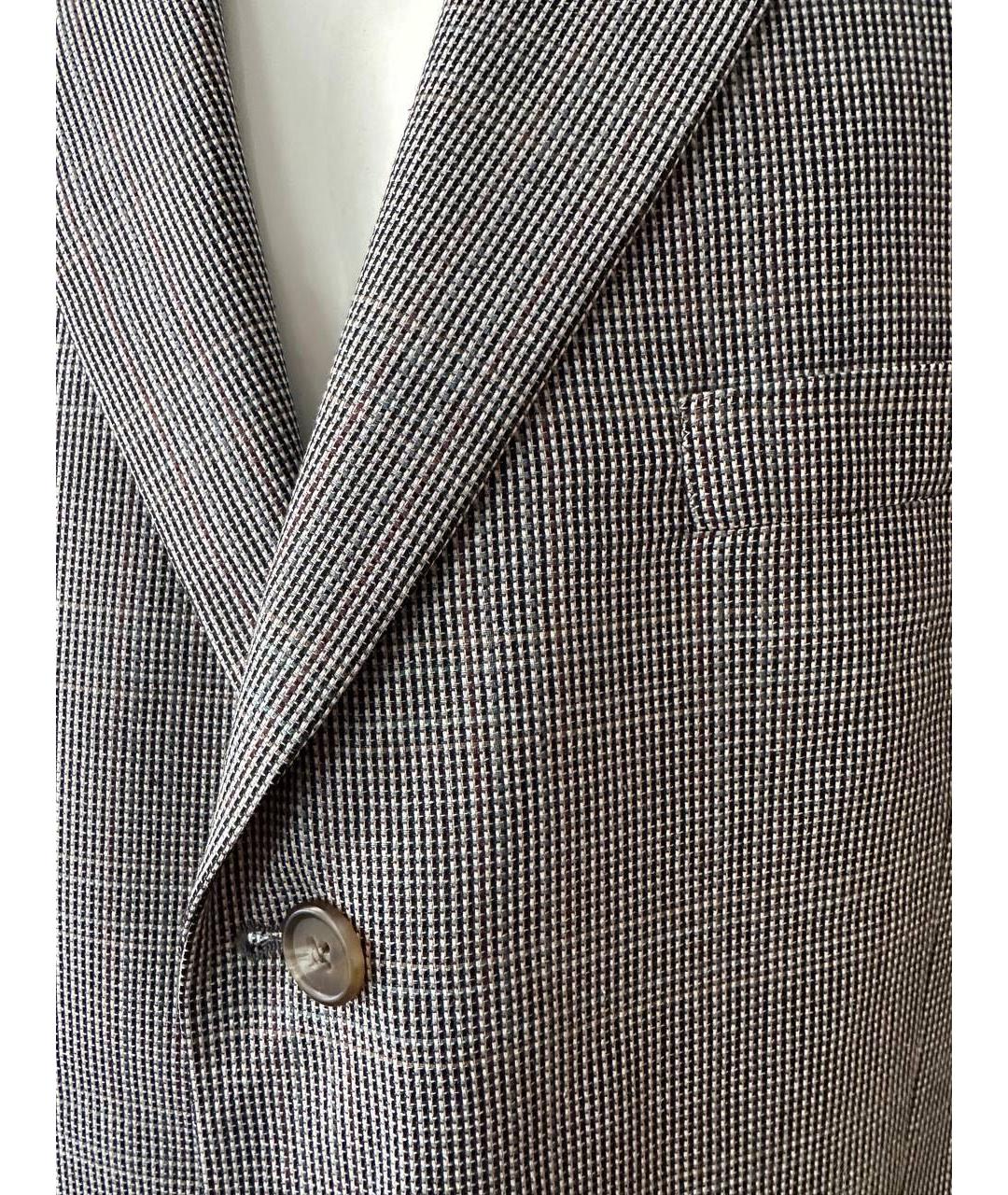 RALPH LAUREN Серый шерстяной пиджак, фото 5