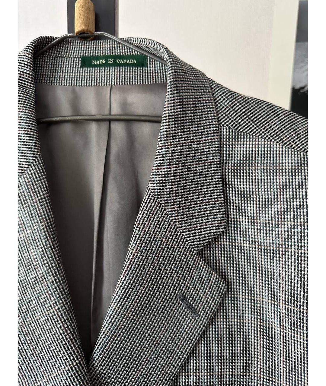 RALPH LAUREN Серый шерстяной пиджак, фото 3