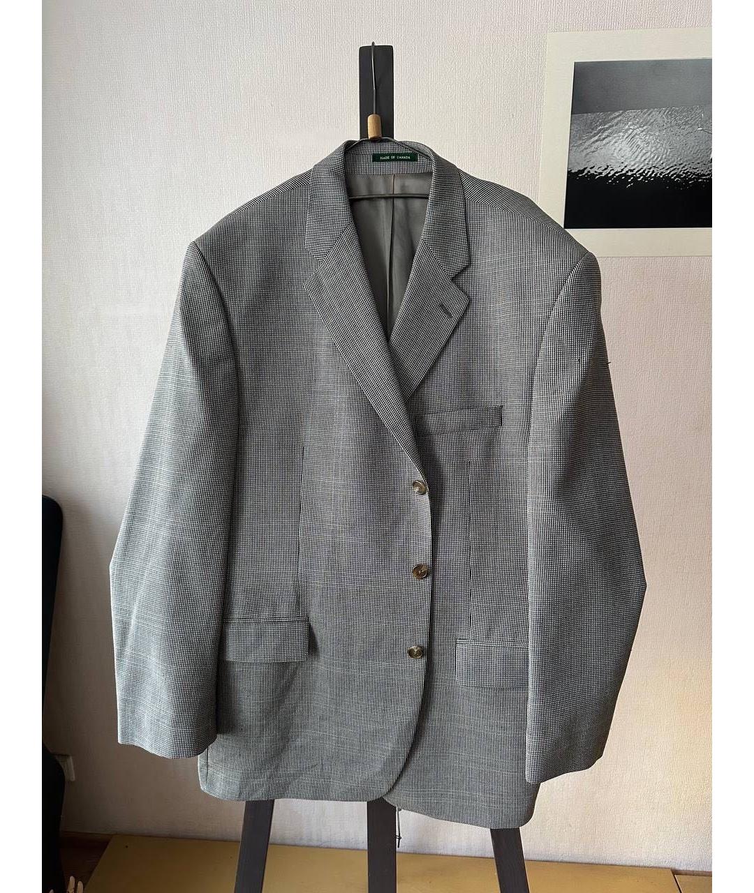 RALPH LAUREN Серый шерстяной пиджак, фото 9