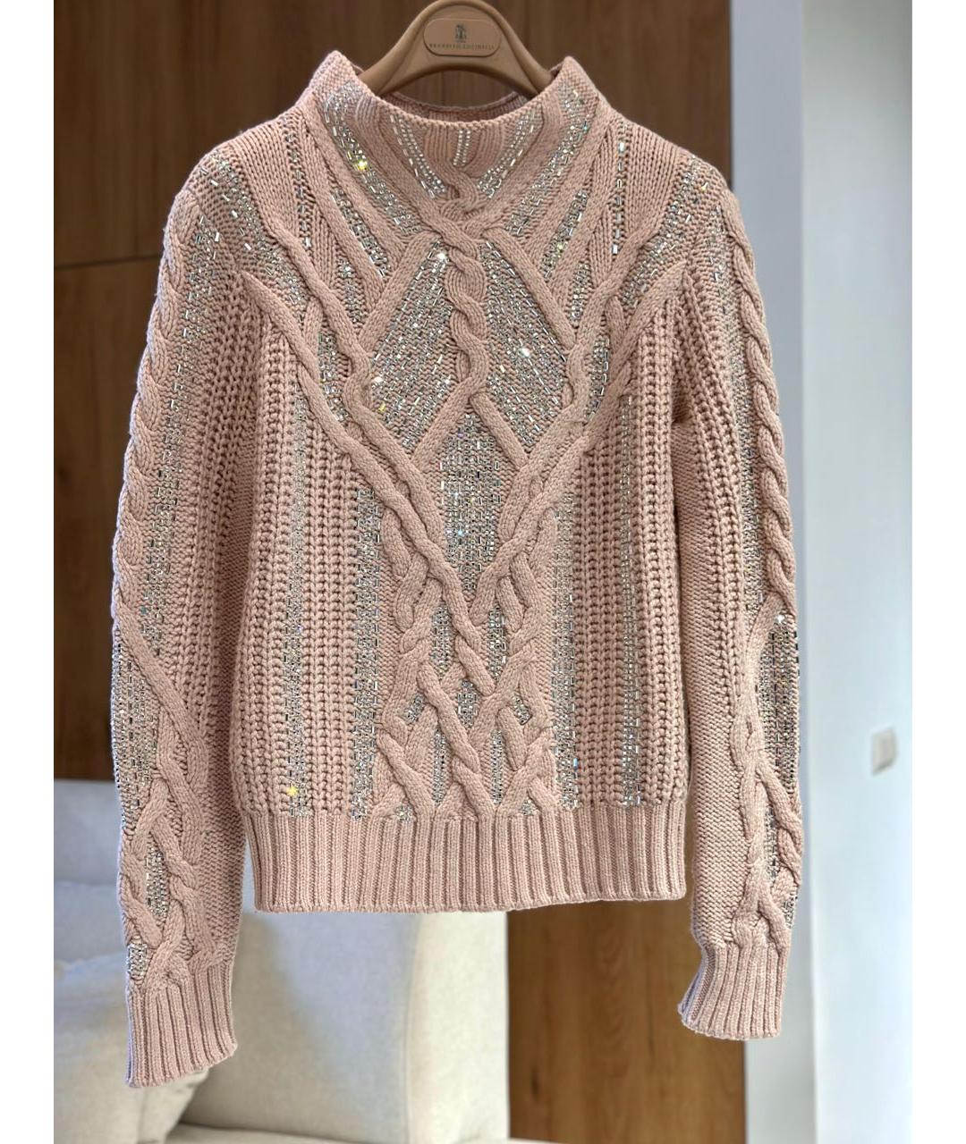 ERMANNO SCERVINO Коралловый шерстяной джемпер / свитер, фото 5