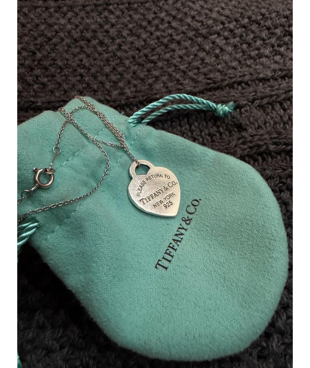 TIFFANY&CO Серебряное серебряное колье, фото 5