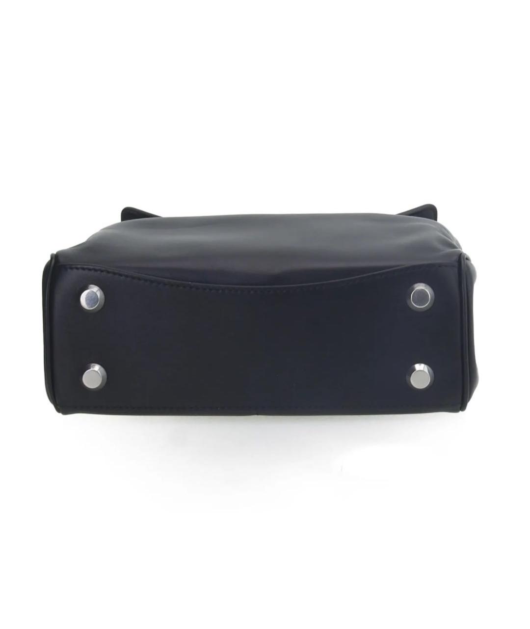 BALENCIAGA Черная кожаная сумка тоут, фото 4