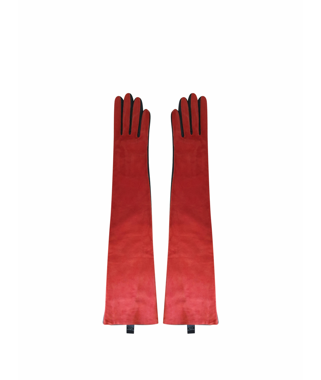 DIANE VON FURSTENBERG Красные кожаные перчатки, фото 1