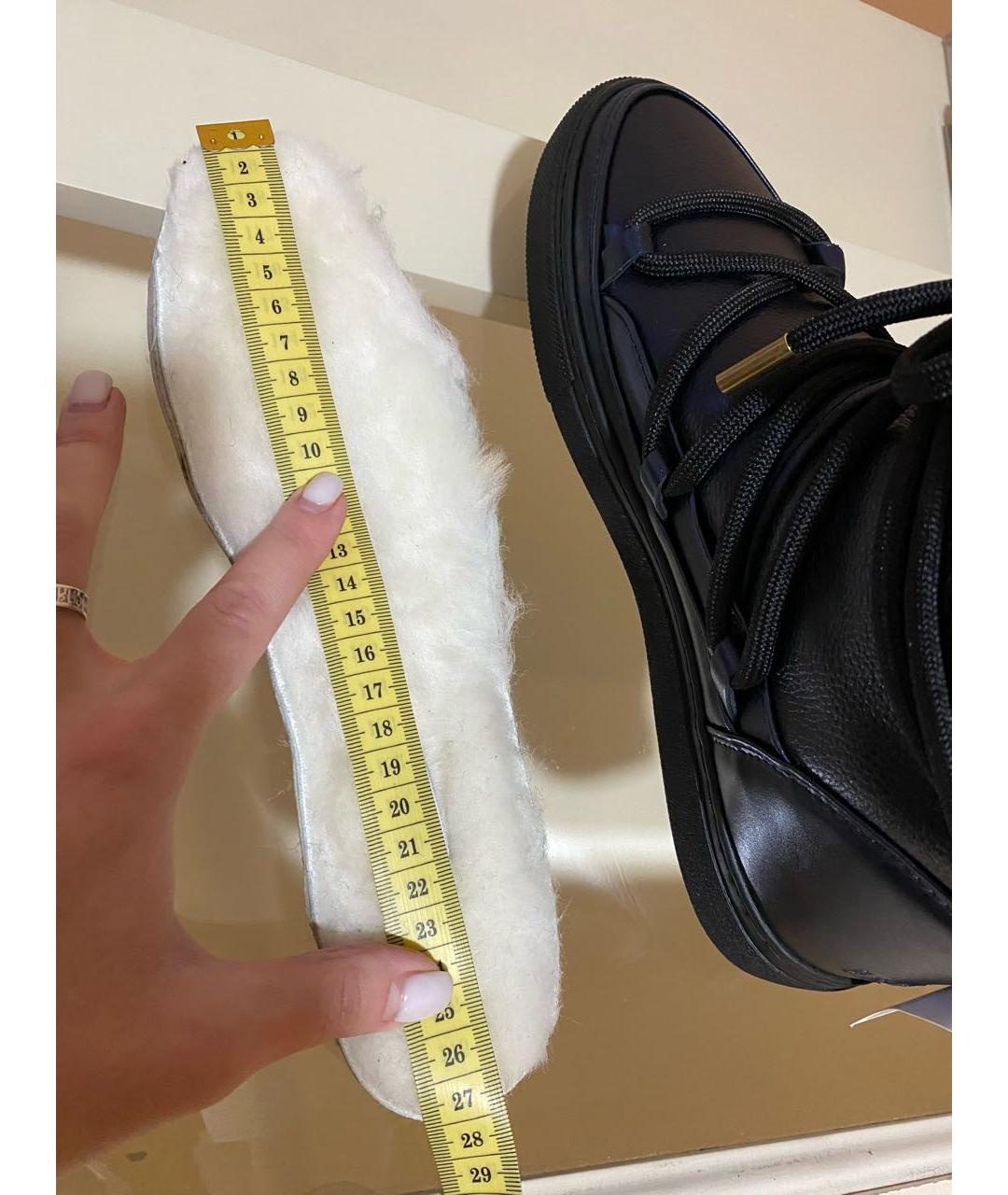 INUIKII Темно-синие кожаные сапоги, фото 6