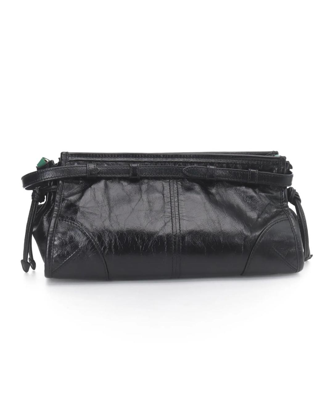 PRADA Черная кожаная сумка через плечо, фото 3