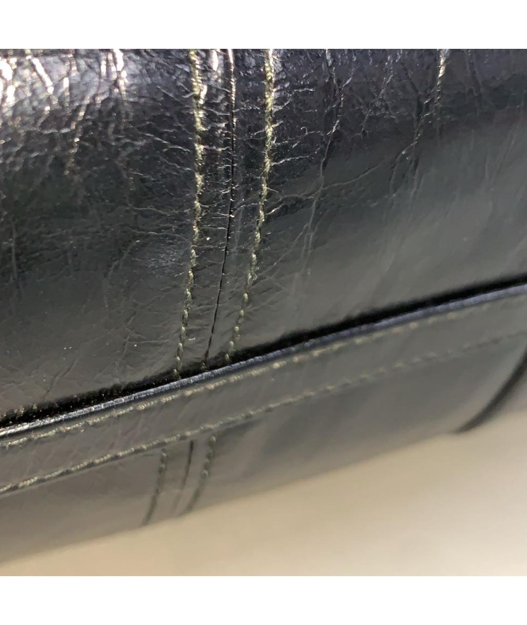 PRADA Черная кожаная сумка через плечо, фото 6