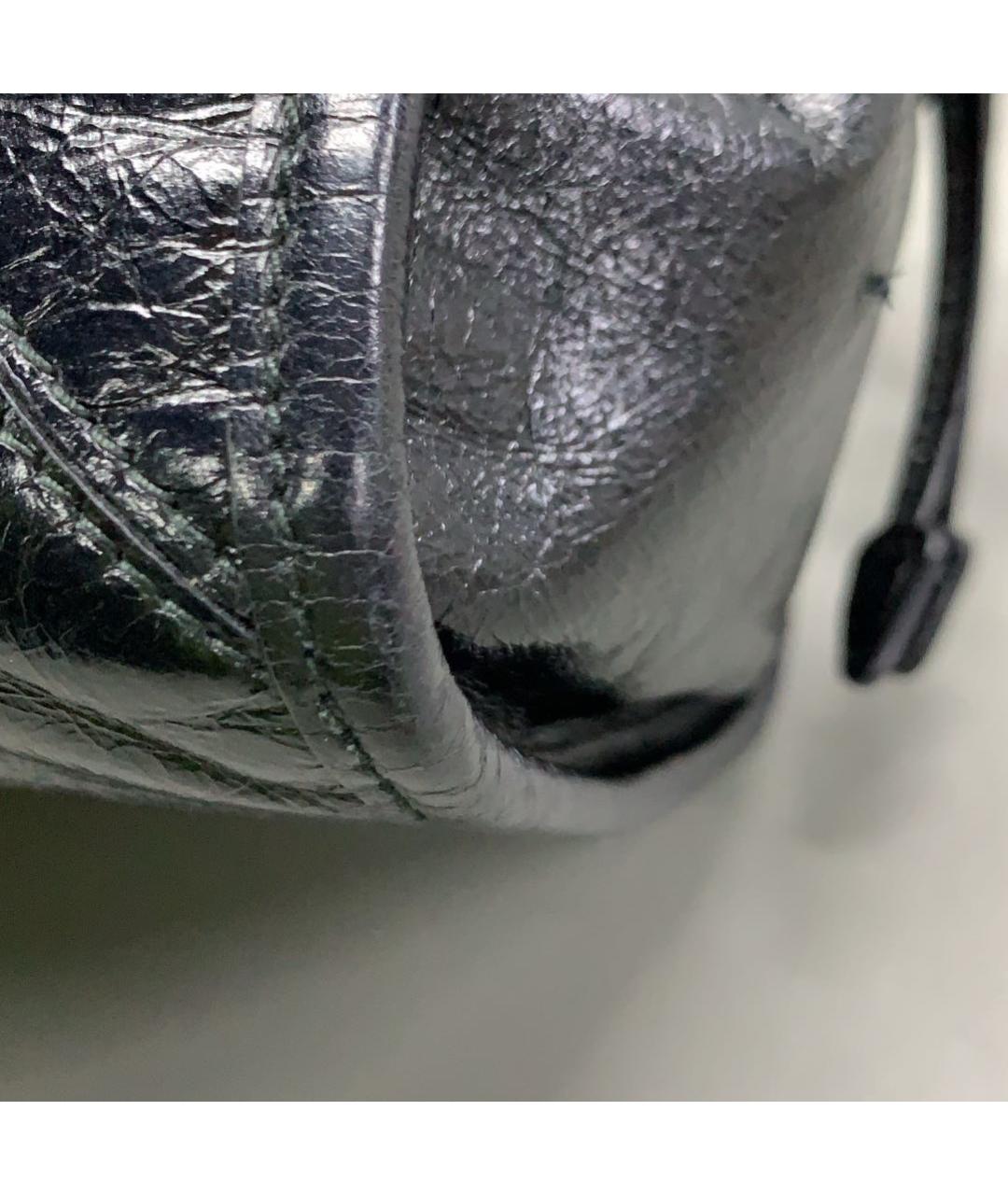 PRADA Черная кожаная сумка через плечо, фото 5