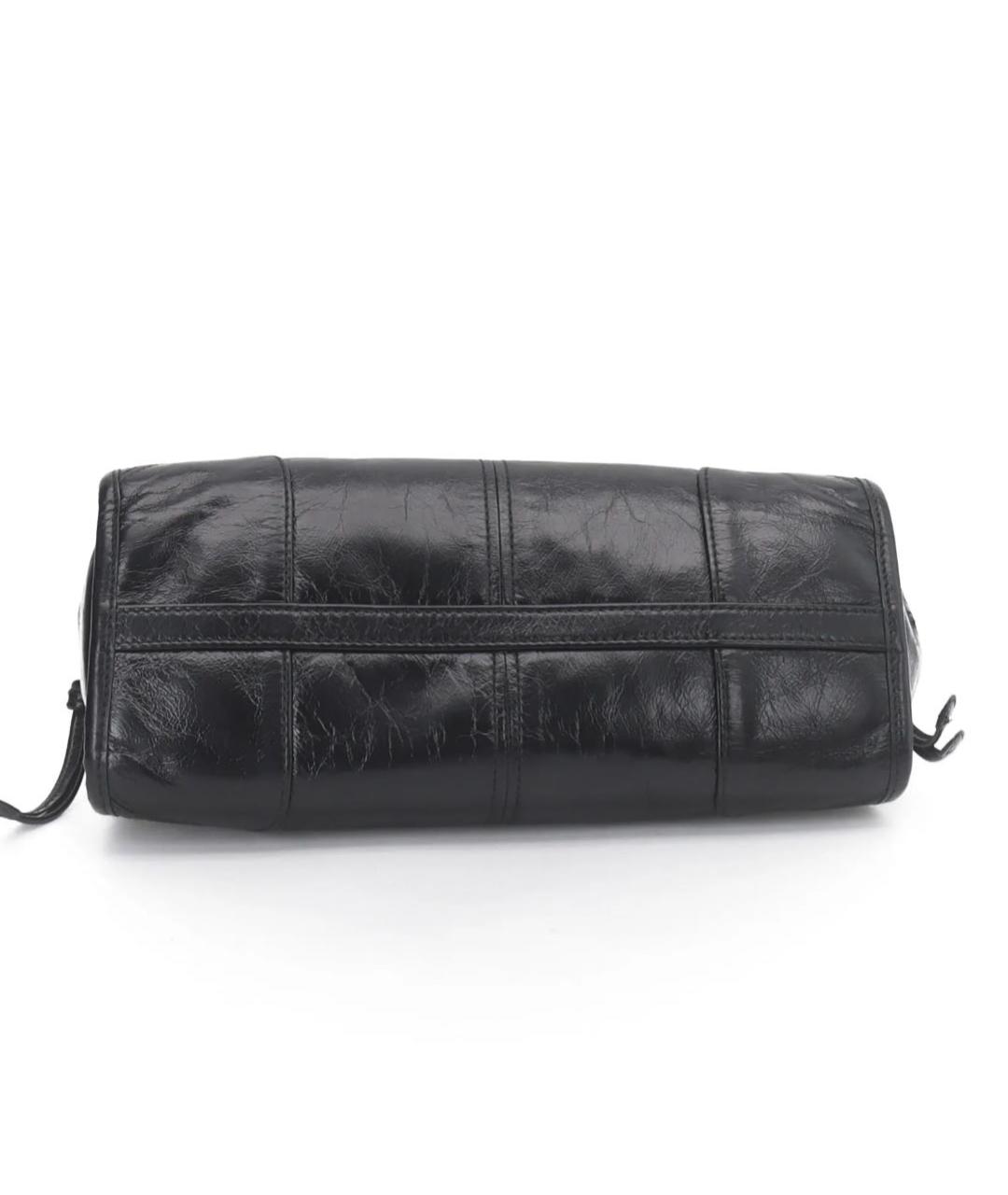 PRADA Черная кожаная сумка через плечо, фото 4