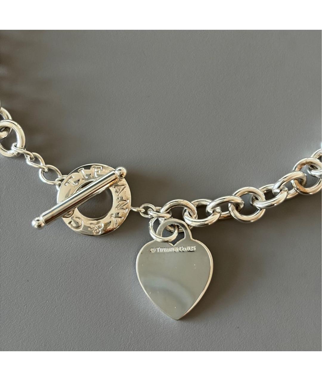 TIFFANY&CO Серебряное серебряное колье, фото 3