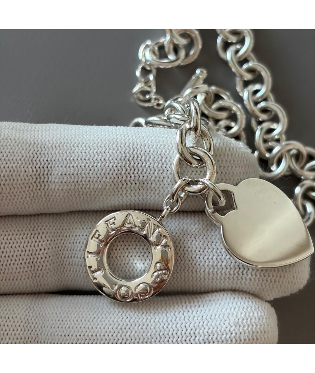TIFFANY&CO Серебряное серебряное колье, фото 4