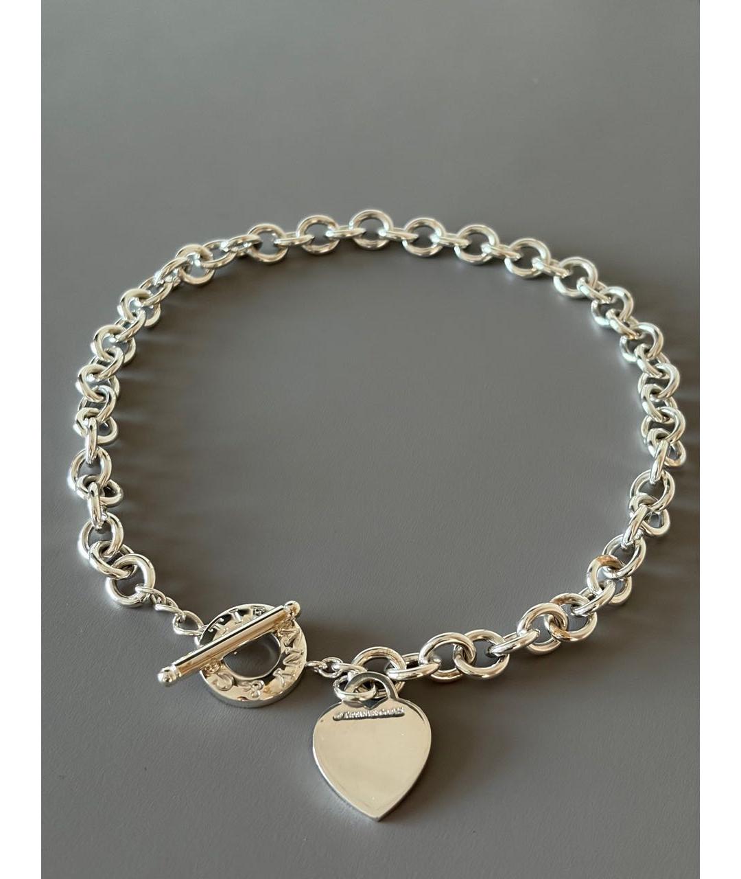 TIFFANY&CO Серебряное серебряное колье, фото 7