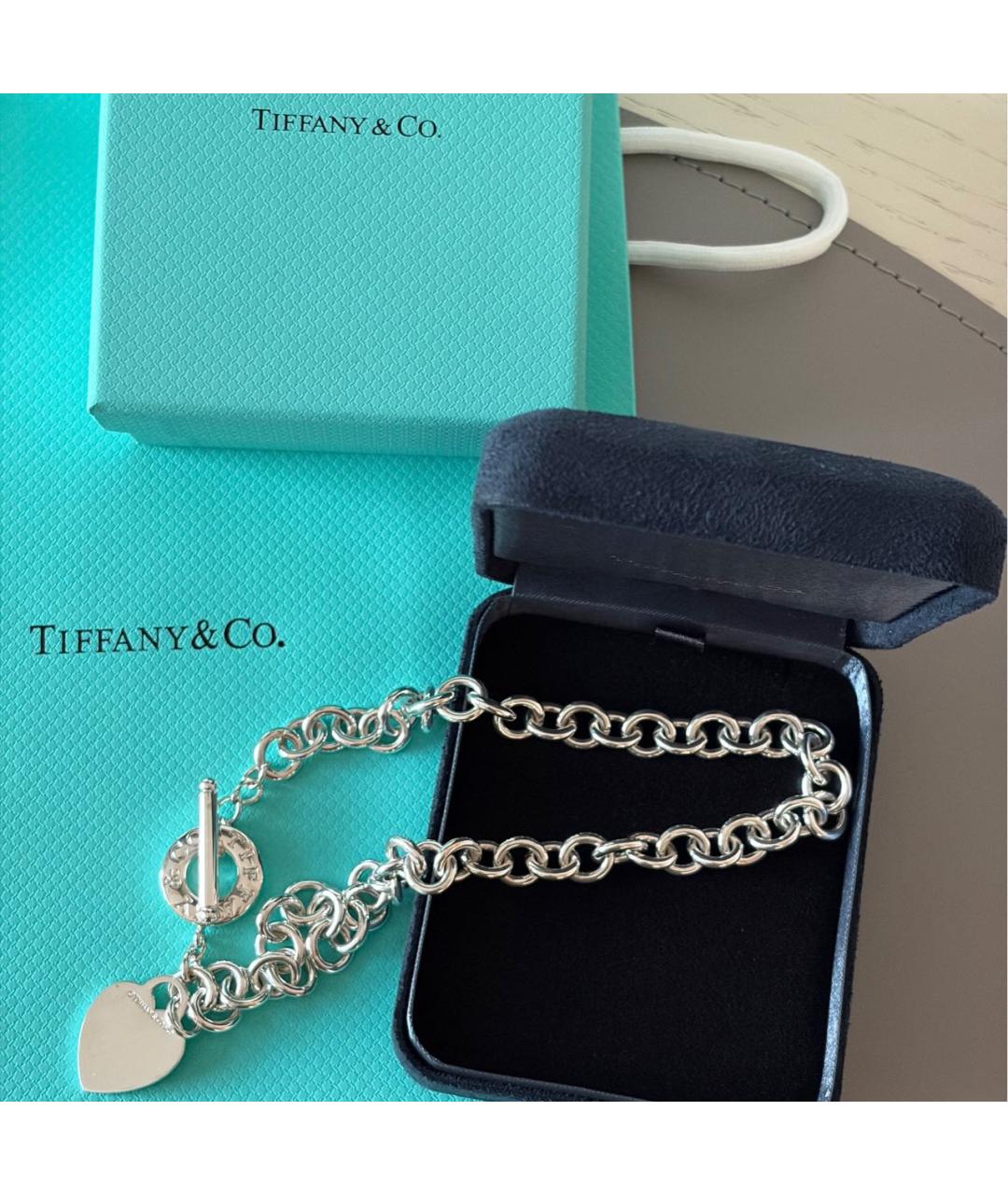 TIFFANY&CO Серебряное серебряное колье, фото 5