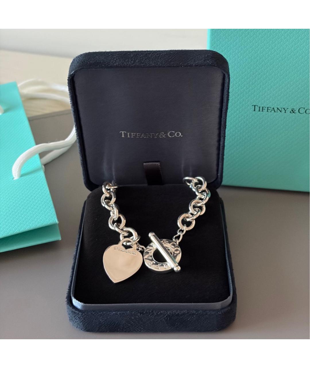 TIFFANY&CO Серебряное серебряное колье, фото 2