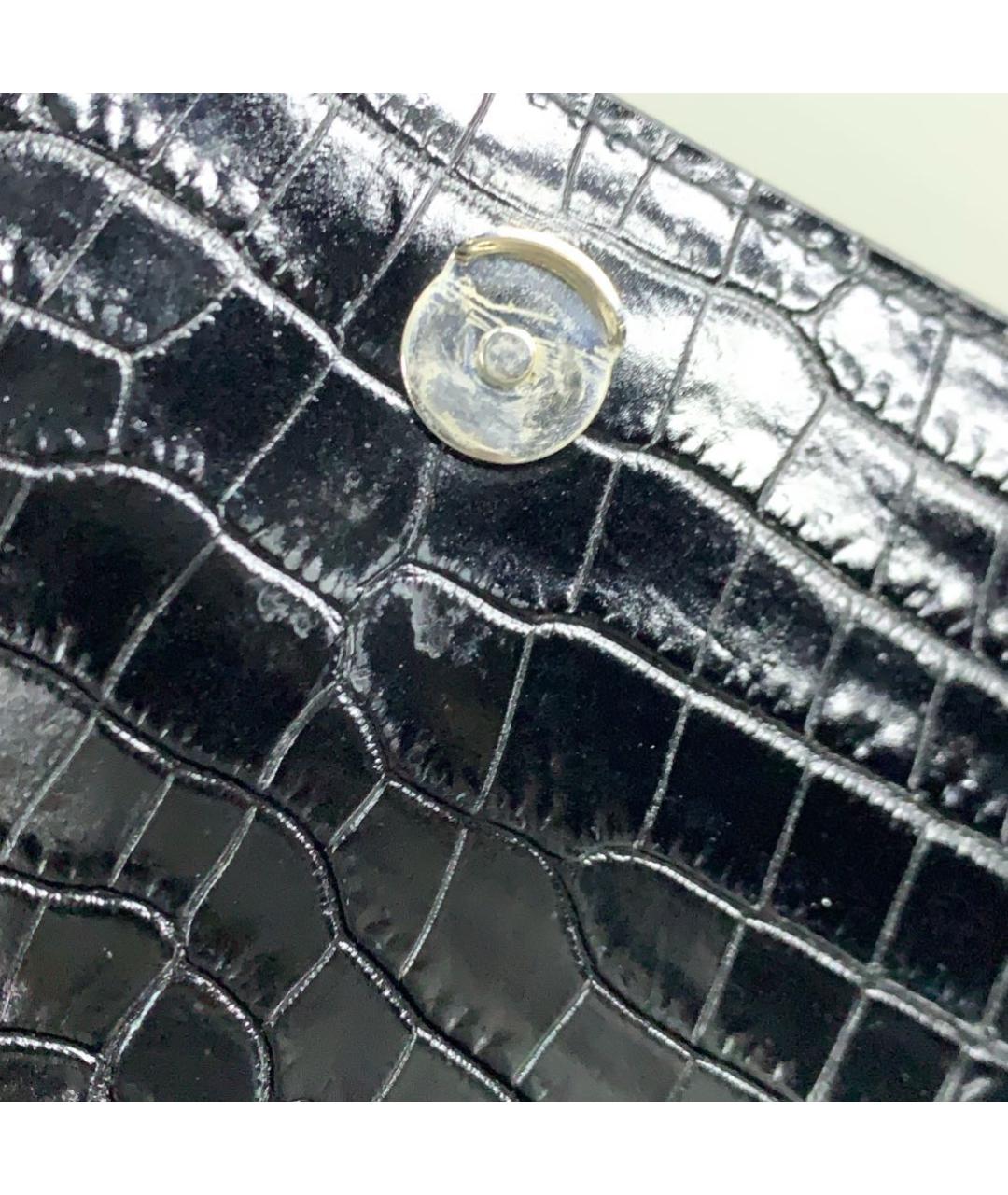 SAINT LAURENT Черная кожаная сумка через плечо, фото 8