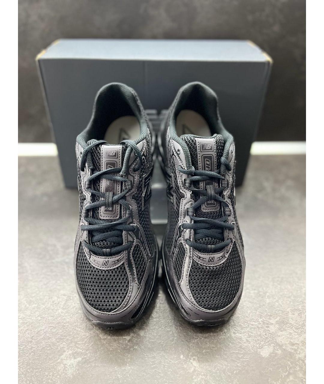 NEW BALANCE Черные синтетические низкие кроссовки / кеды, фото 3