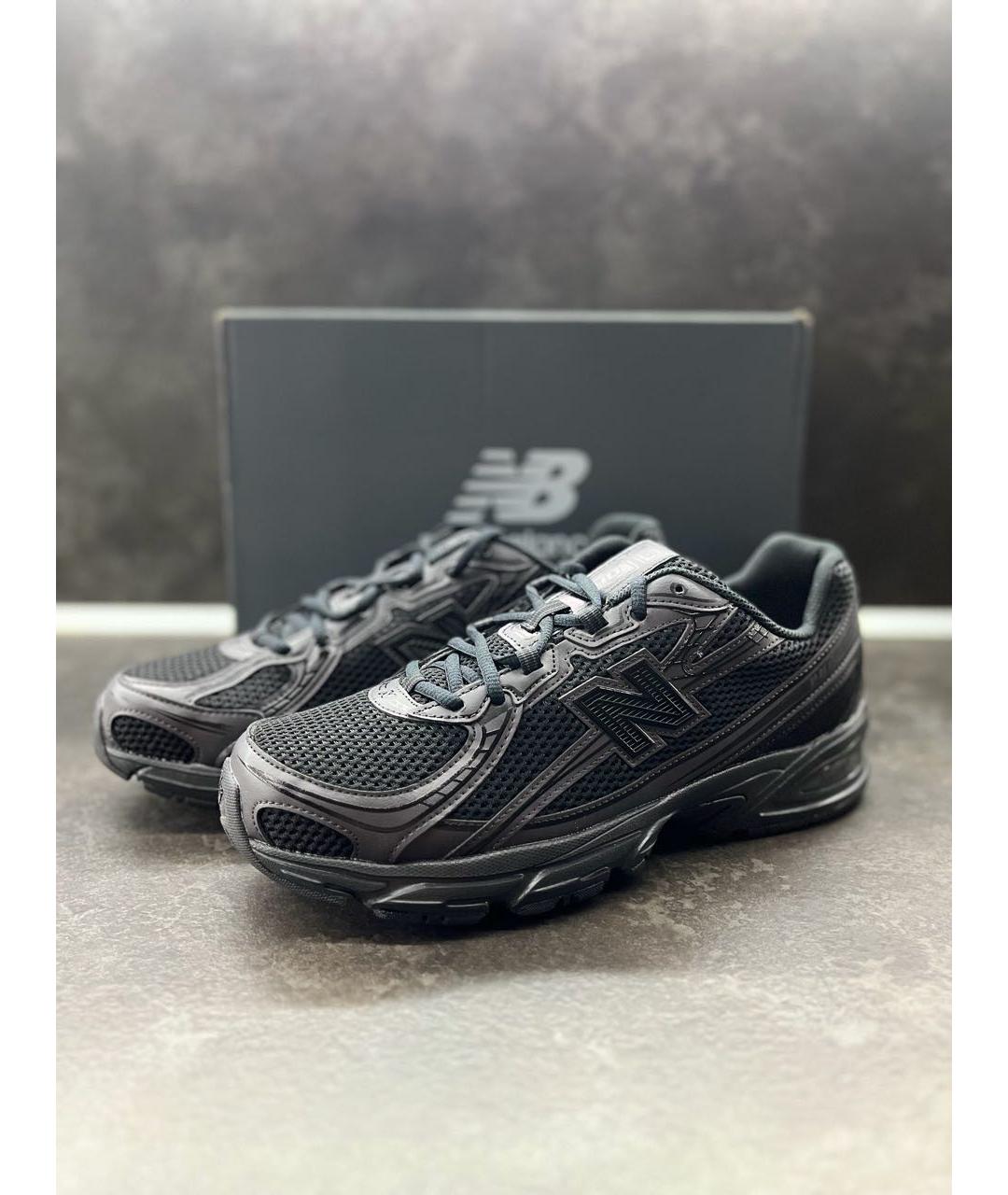 NEW BALANCE Черные синтетические низкие кроссовки / кеды, фото 7