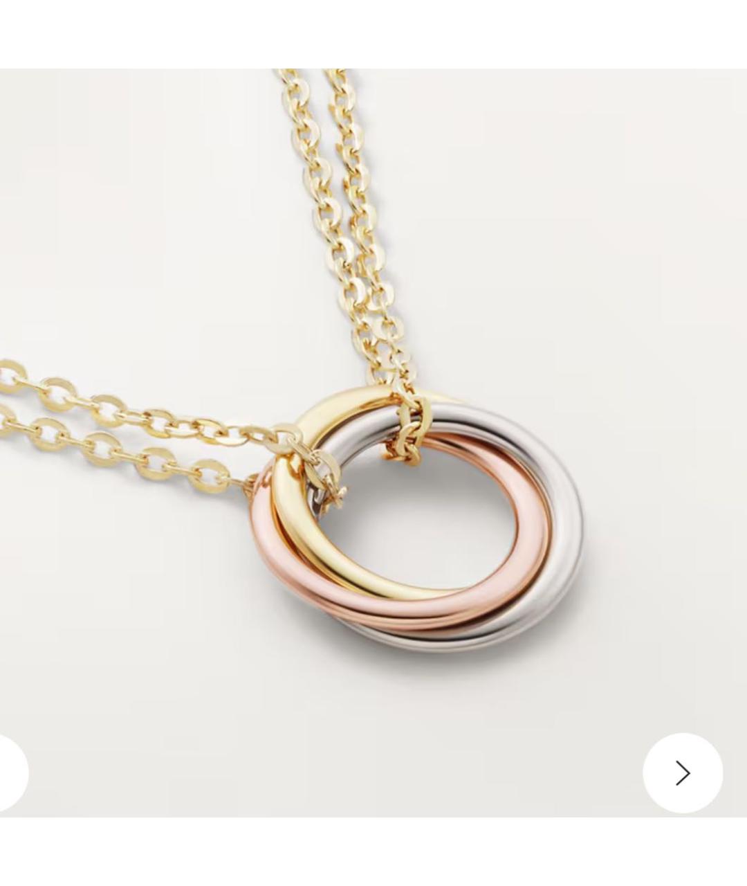 CARTIER Золотое колье из розового золота, фото 4