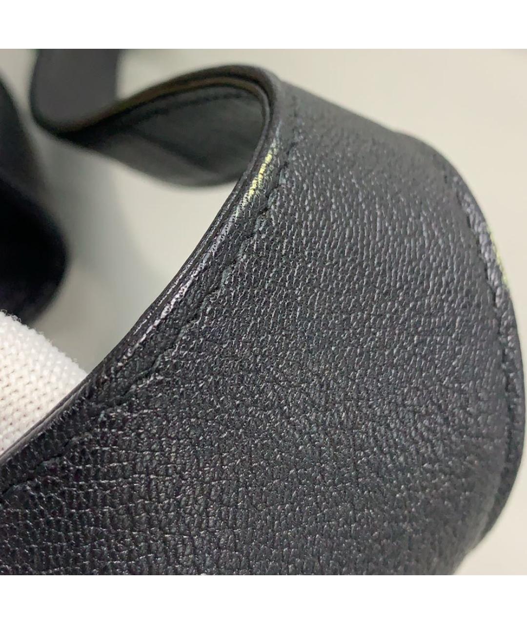 GUCCI Черная кожаная сумка через плечо, фото 6