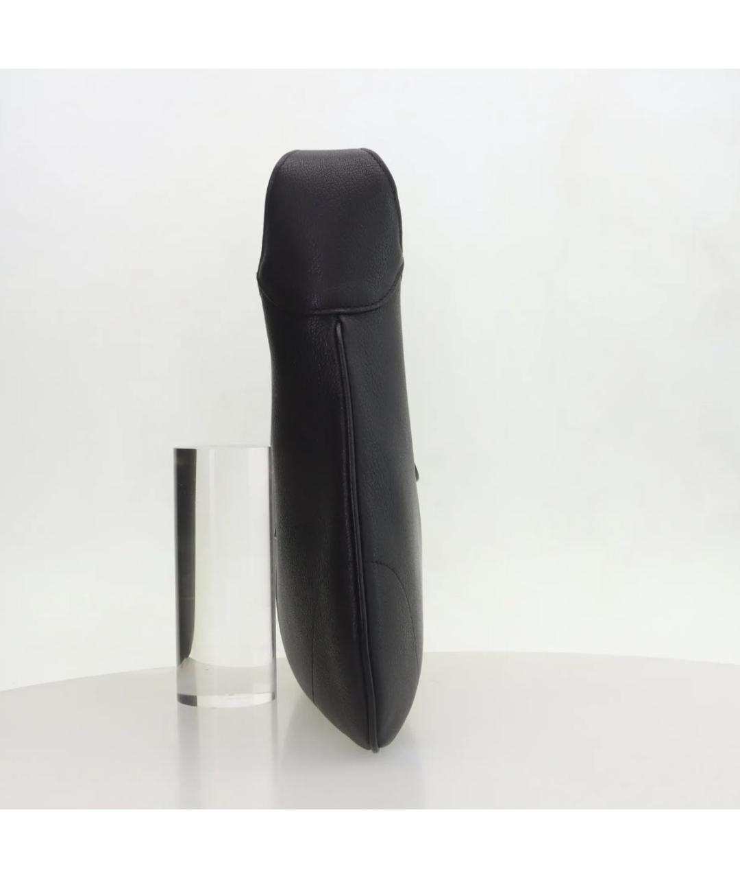 GUCCI Черная кожаная сумка через плечо, фото 2