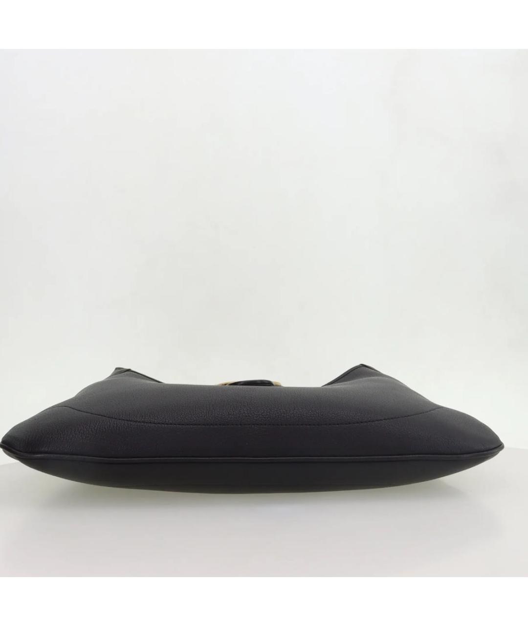 GUCCI Черная кожаная сумка через плечо, фото 5