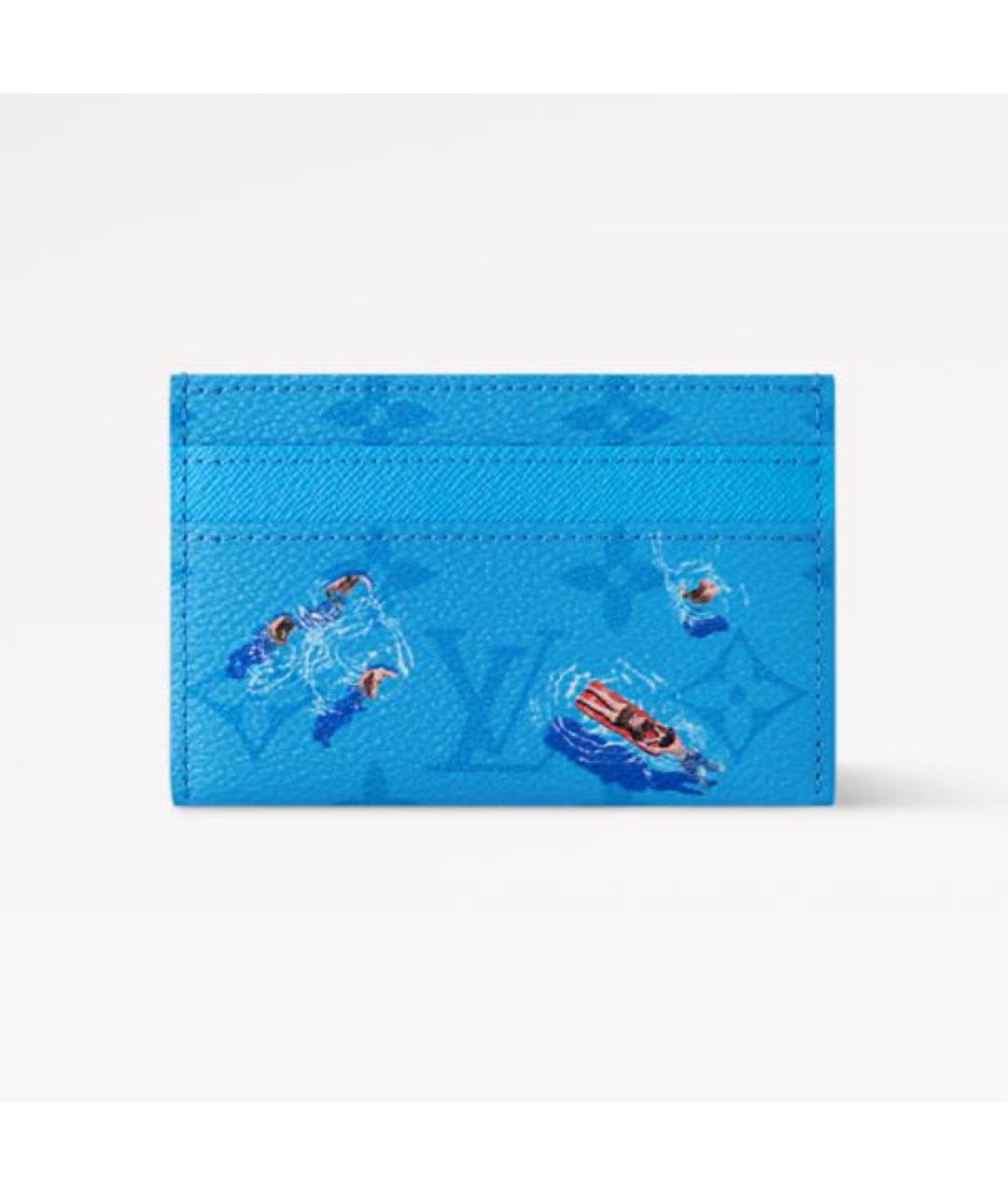 LOUIS VUITTON Голубой кардхолдер, фото 4