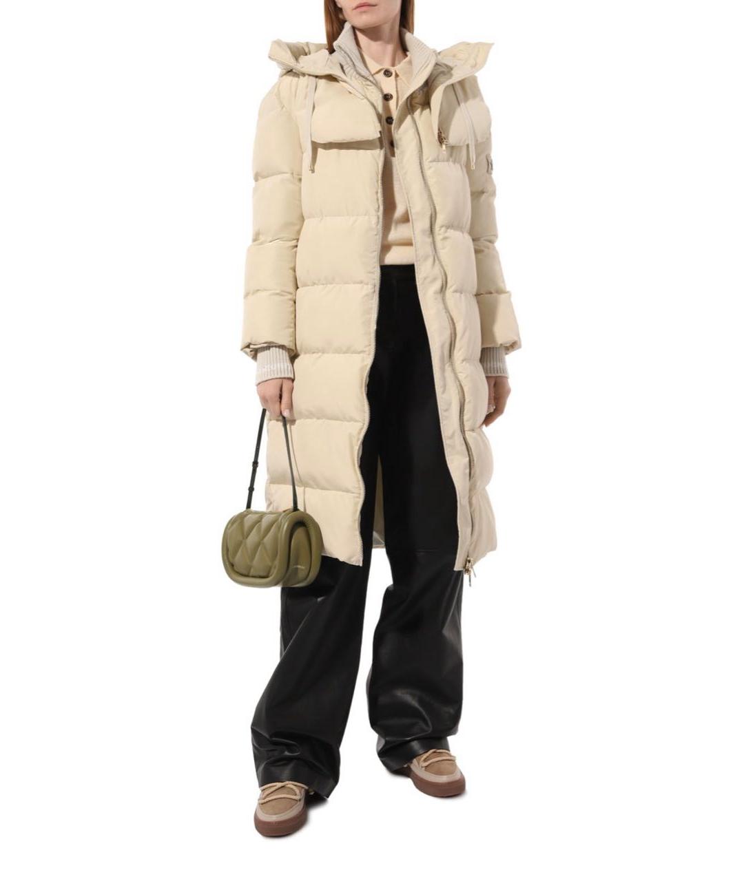 INUIKII Бежевые кожаные полусапоги, фото 3