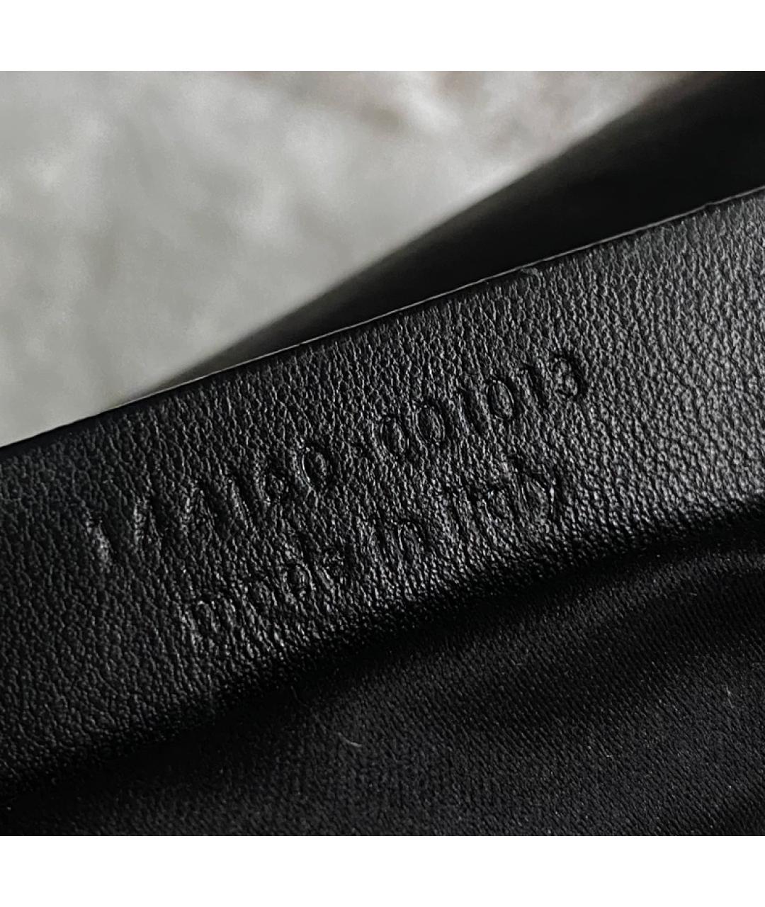 SAINT LAURENT Черная кожаная сумка через плечо, фото 5