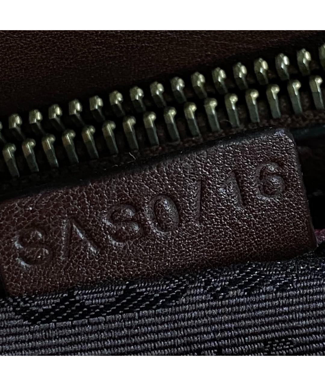 CELINE Фиолетовая кожаная сумка с короткими ручками, фото 8