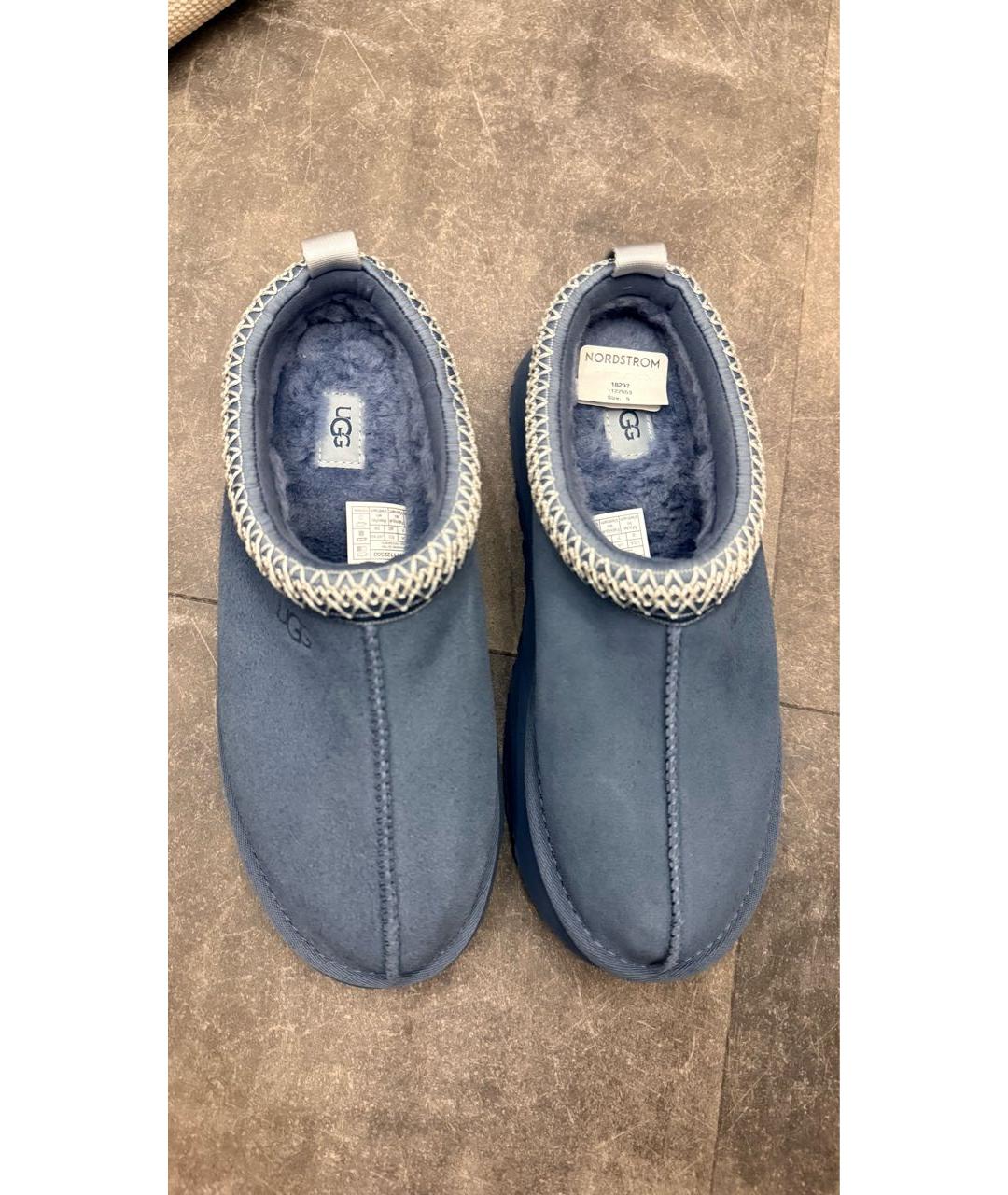 UGG AUSTRALIA Голубые замшевые ботинки, фото 2