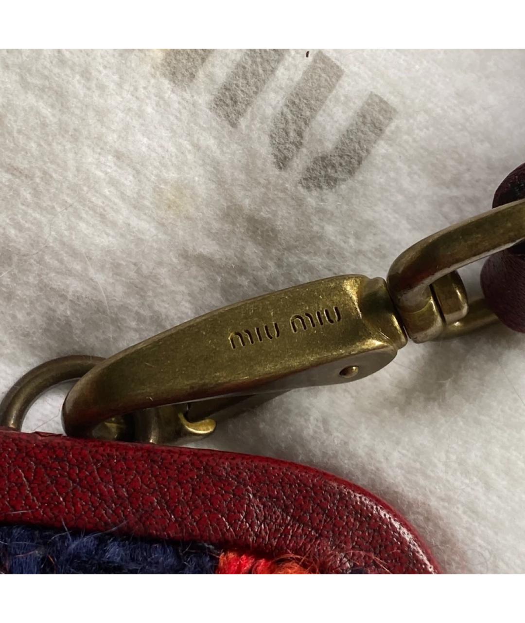 MIU MIU Мульти кожаная сумка с короткими ручками, фото 3