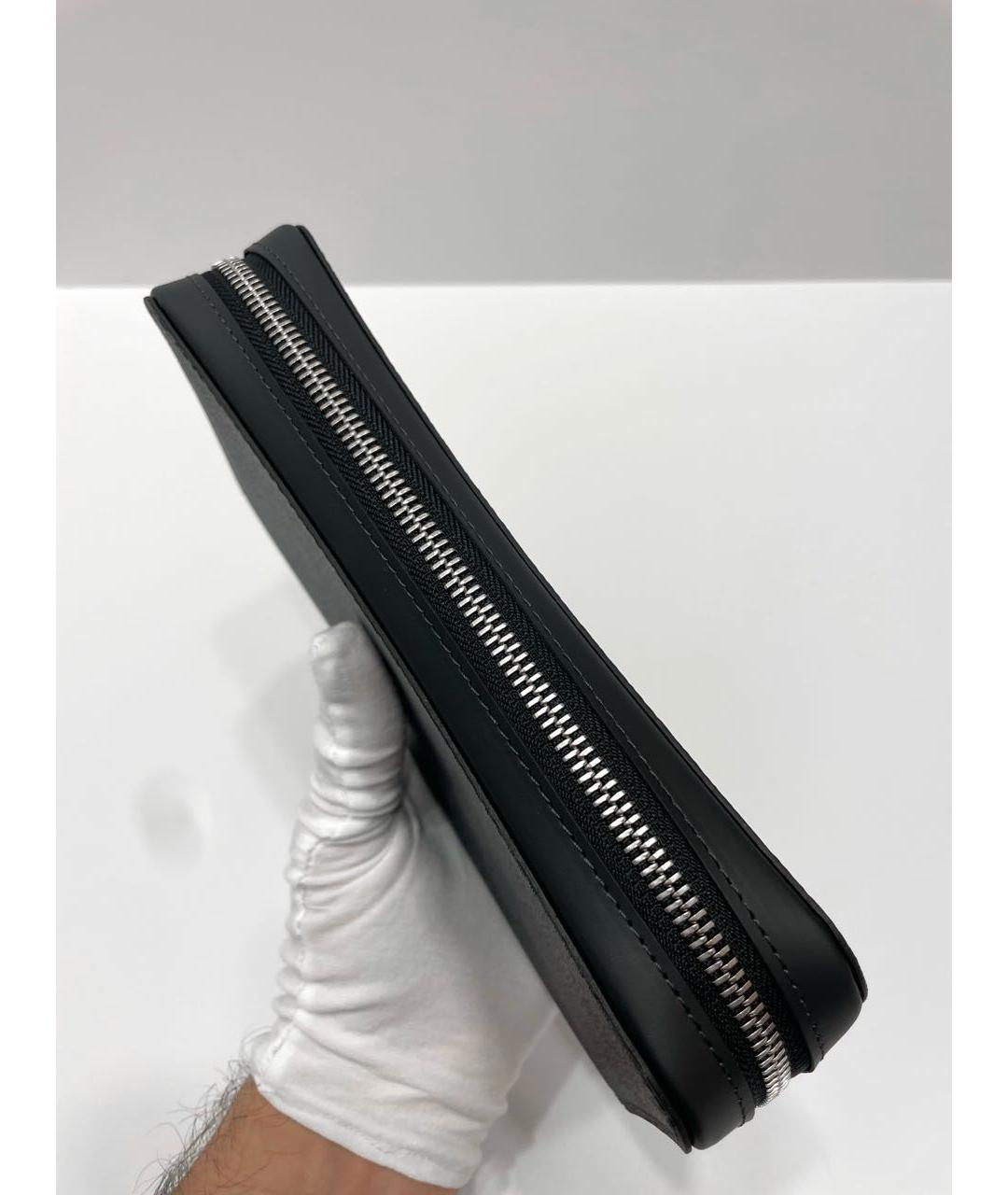 LOUIS VUITTON Черная барсетка, фото 4