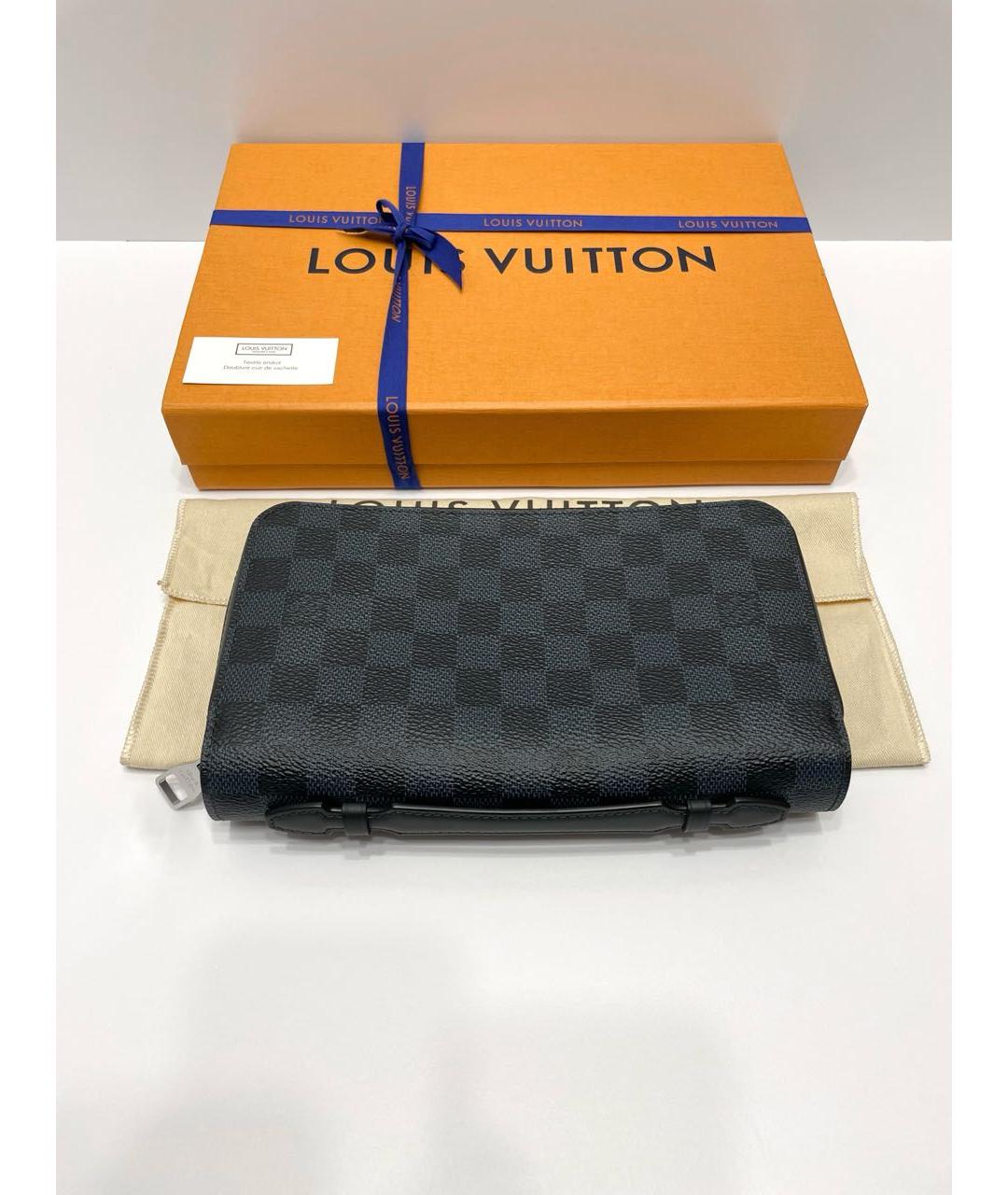 LOUIS VUITTON Черная барсетка, фото 2