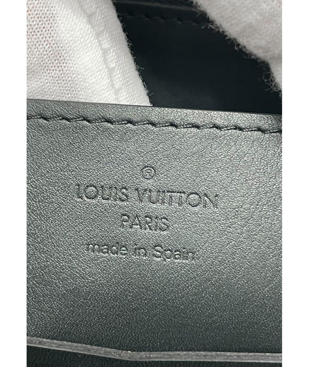 LOUIS VUITTON Черная барсетка, фото 8