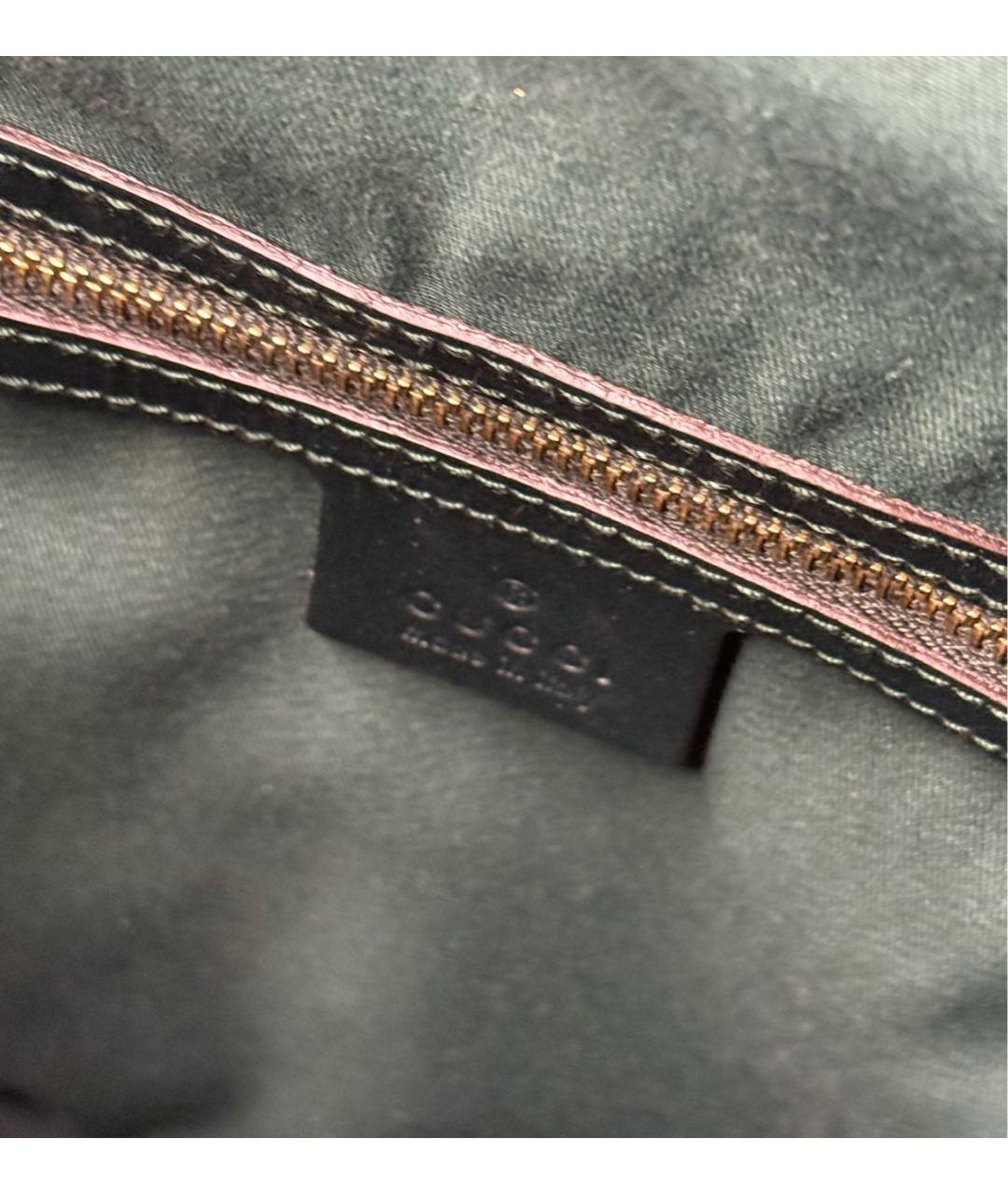 GUCCI Зеленая сумка с короткими ручками из лакированной кожи, фото 8