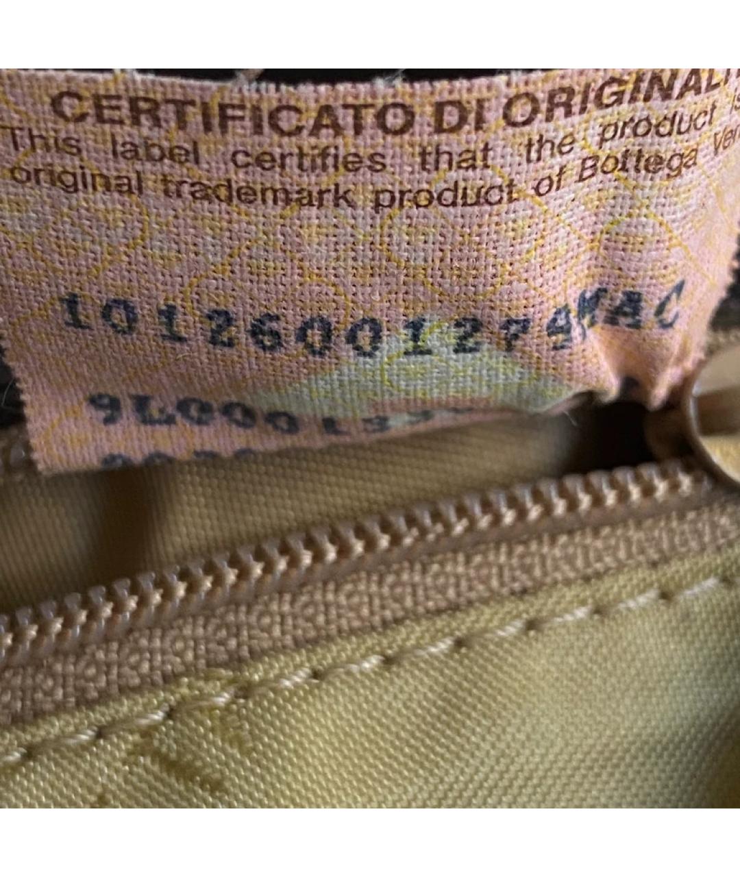 BOTTEGA VENETA Коричневая меховая сумка через плечо, фото 5