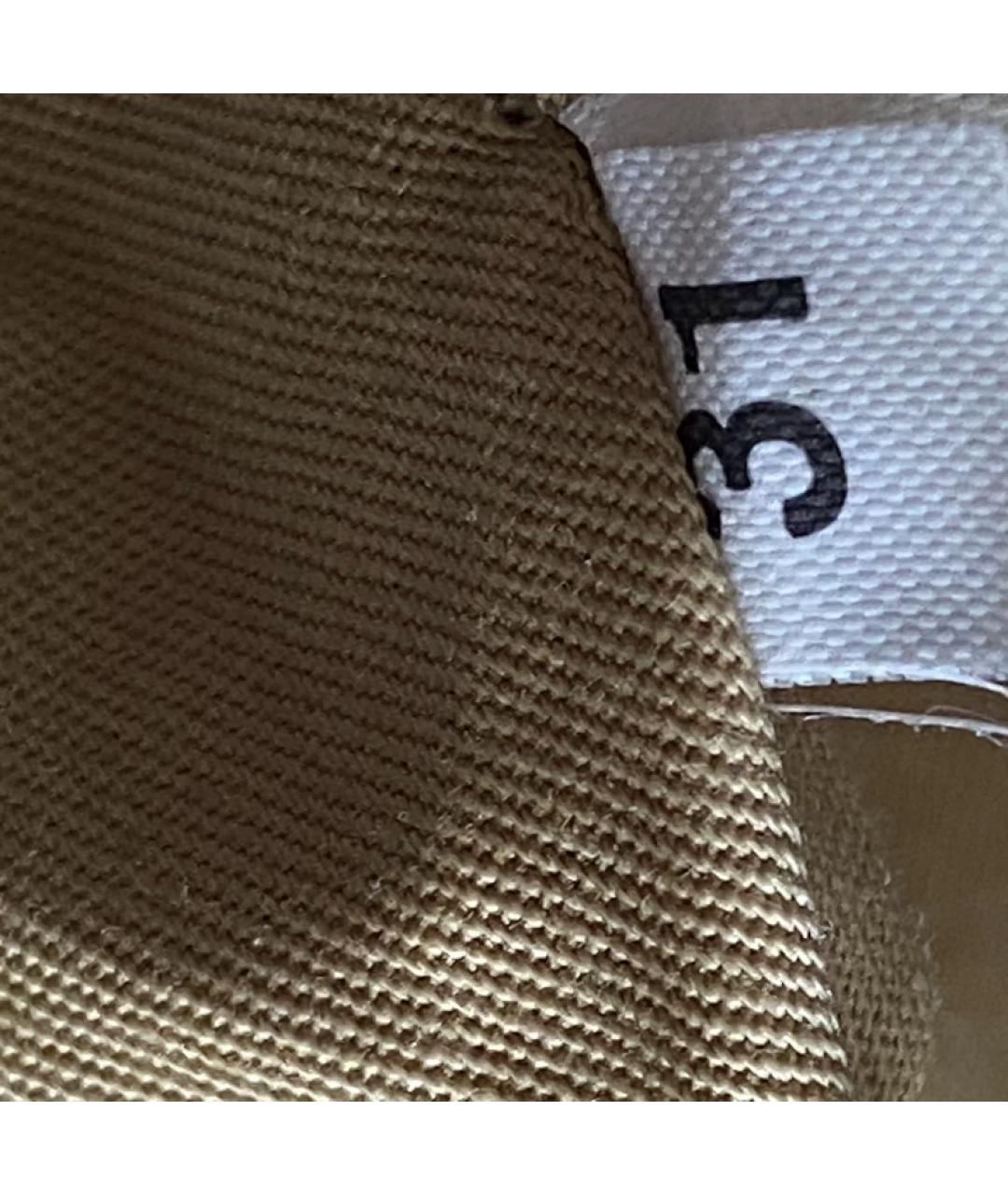 MIU MIU Бежевая кожаная сумка через плечо, фото 5