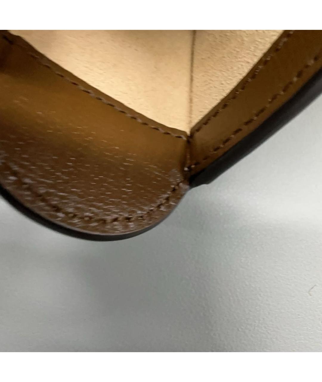 GUCCI Коричневая кожаная сумка через плечо, фото 7