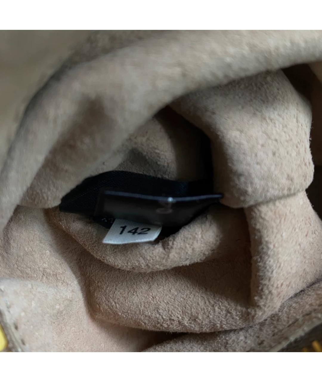 MIU MIU Коричневая меховая сумка с короткими ручками, фото 8