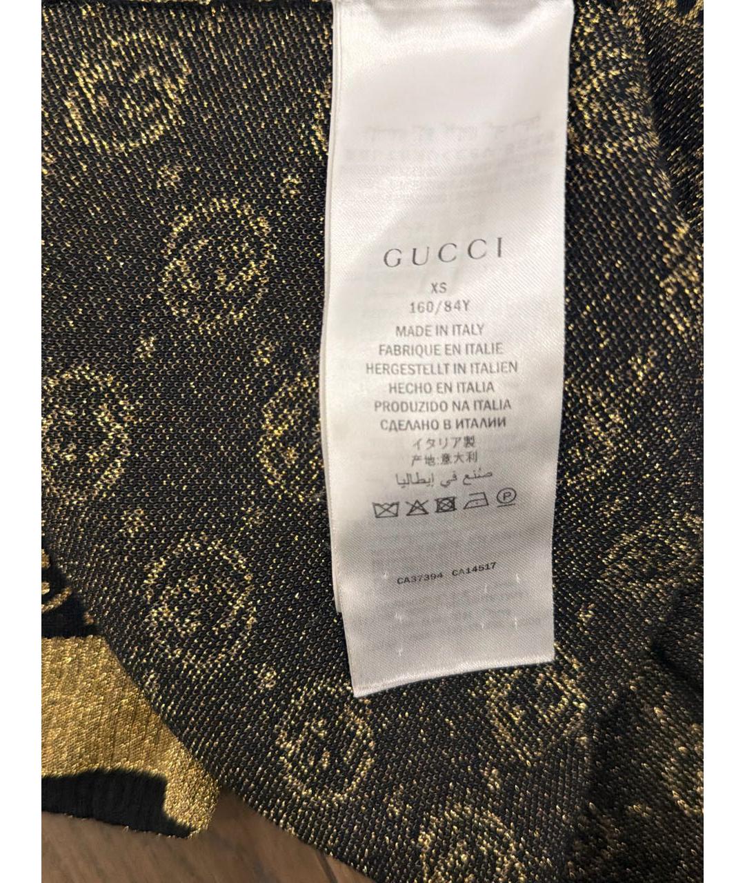 GUCCI Черный шерстяной джемпер / свитер, фото 4