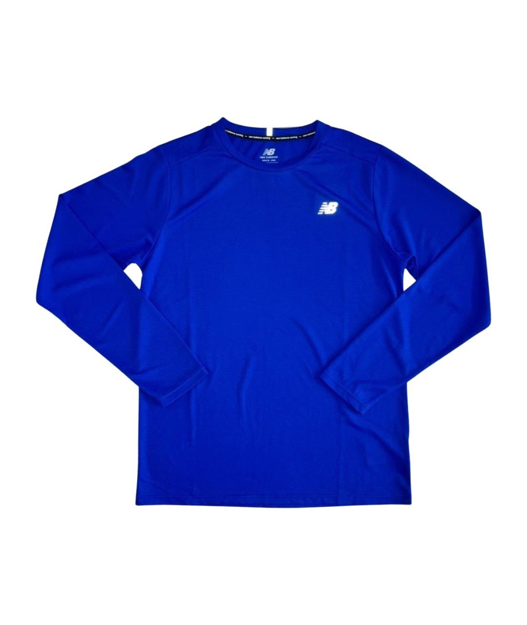 NEW BALANCE Синяя полиэстеровая водолазка, фото 1