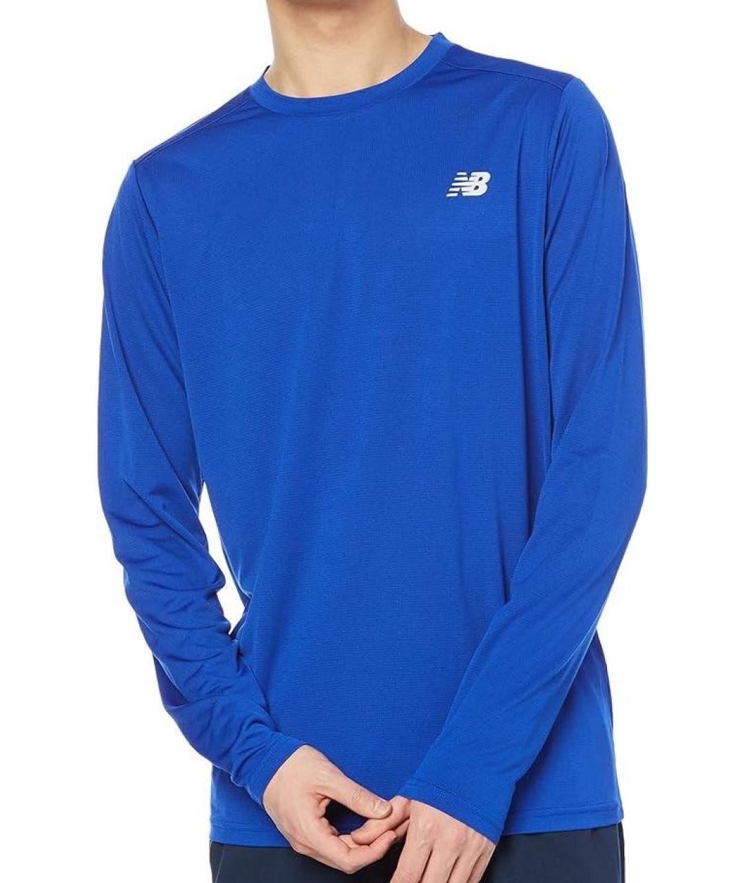 NEW BALANCE Синяя полиэстеровая водолазка, фото 8