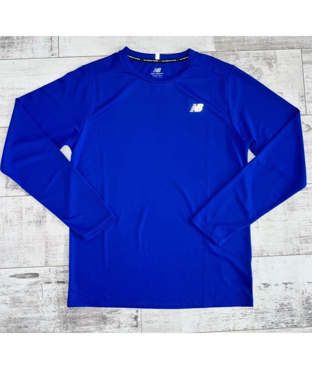 NEW BALANCE Синяя полиэстеровая водолазка, фото 9