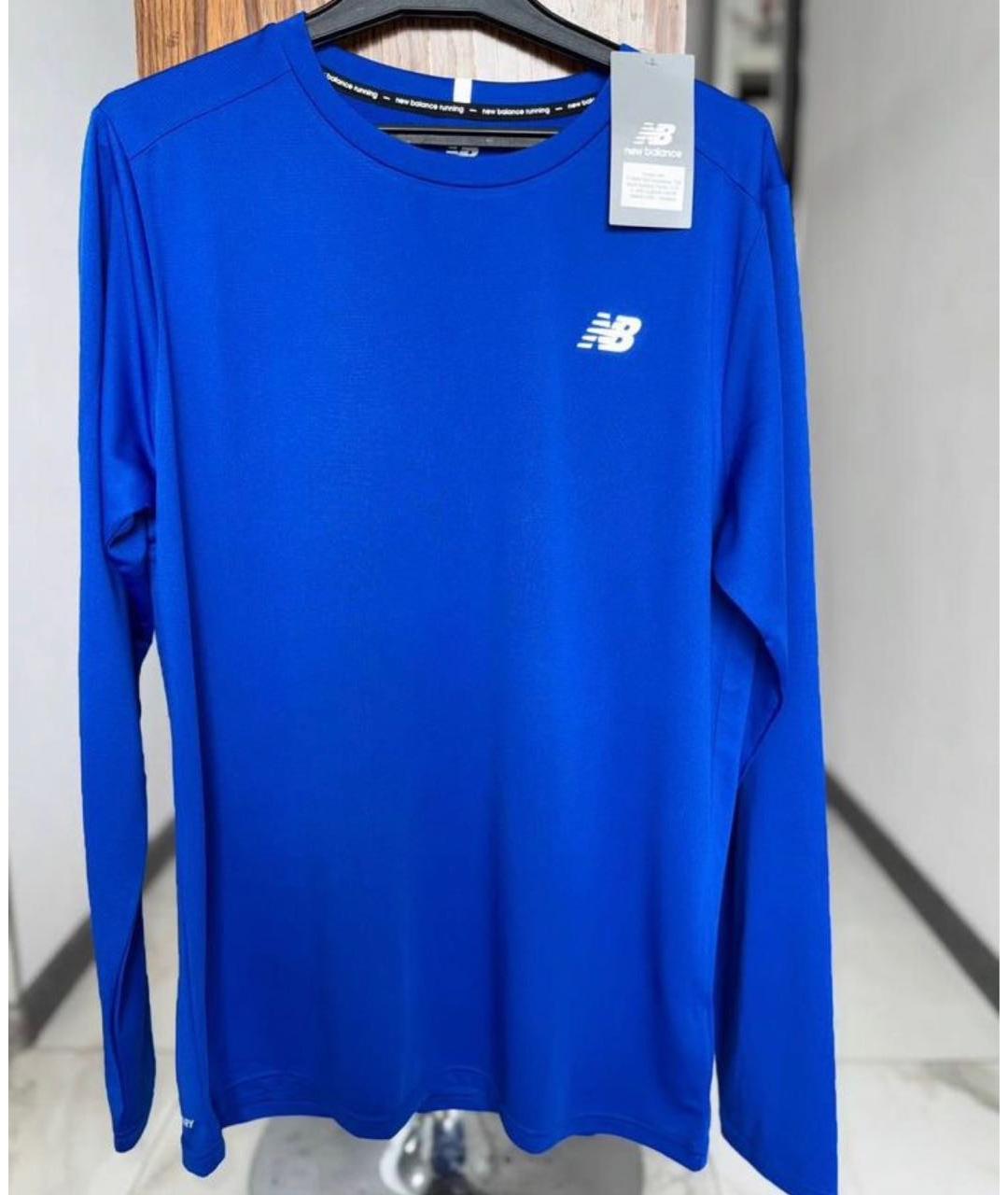 NEW BALANCE Синяя полиэстеровая водолазка, фото 2