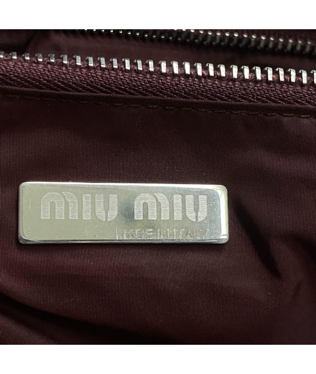 MIU MIU Мульти бархатная сумка через плечо, фото 4