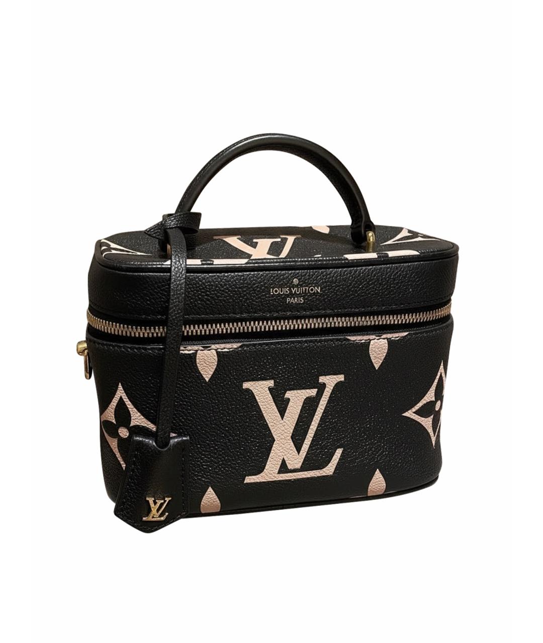 LOUIS VUITTON Черная кожаная сумка через плечо, фото 1
