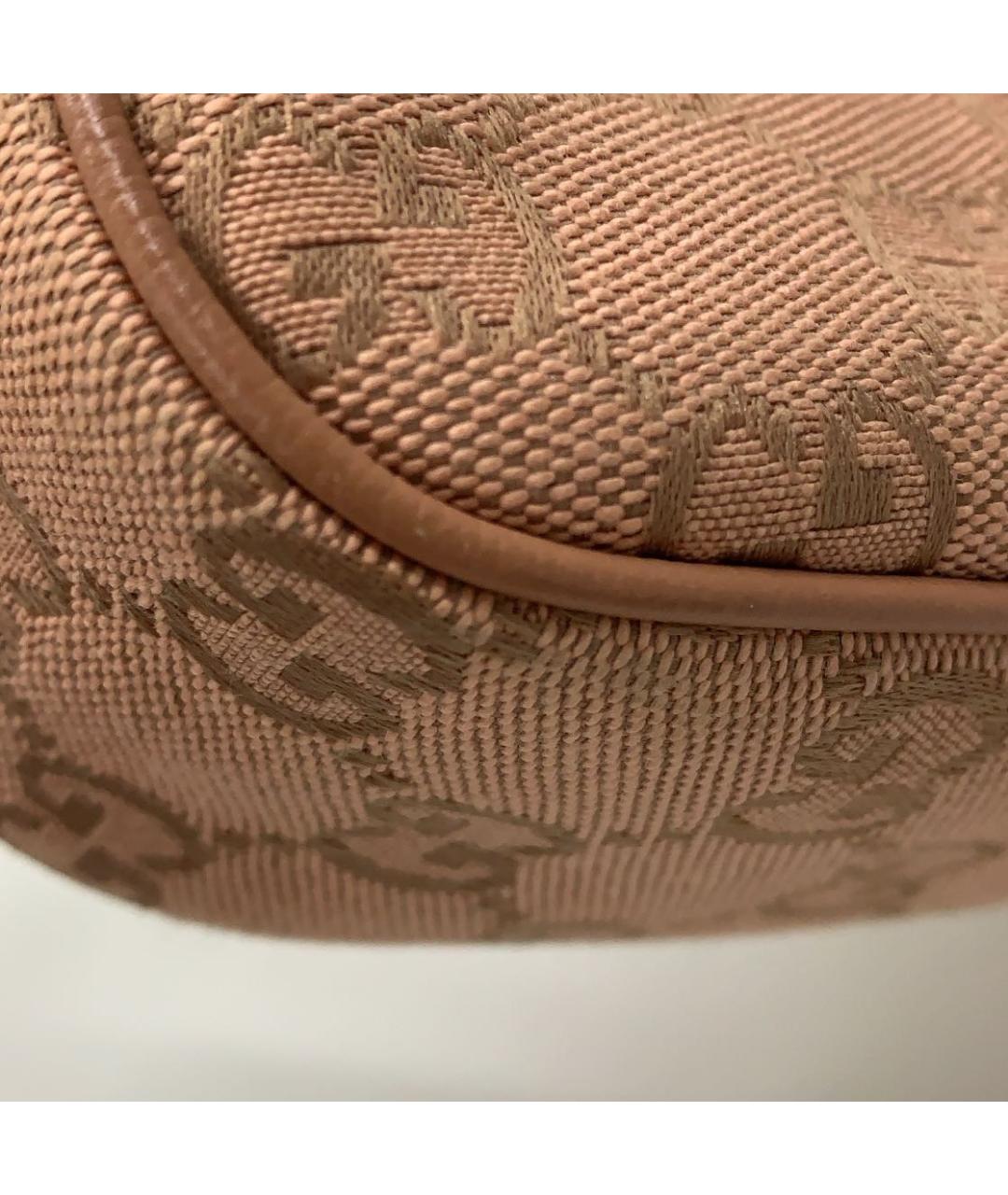 GUCCI Розовая кожаная сумка с короткими ручками, фото 6