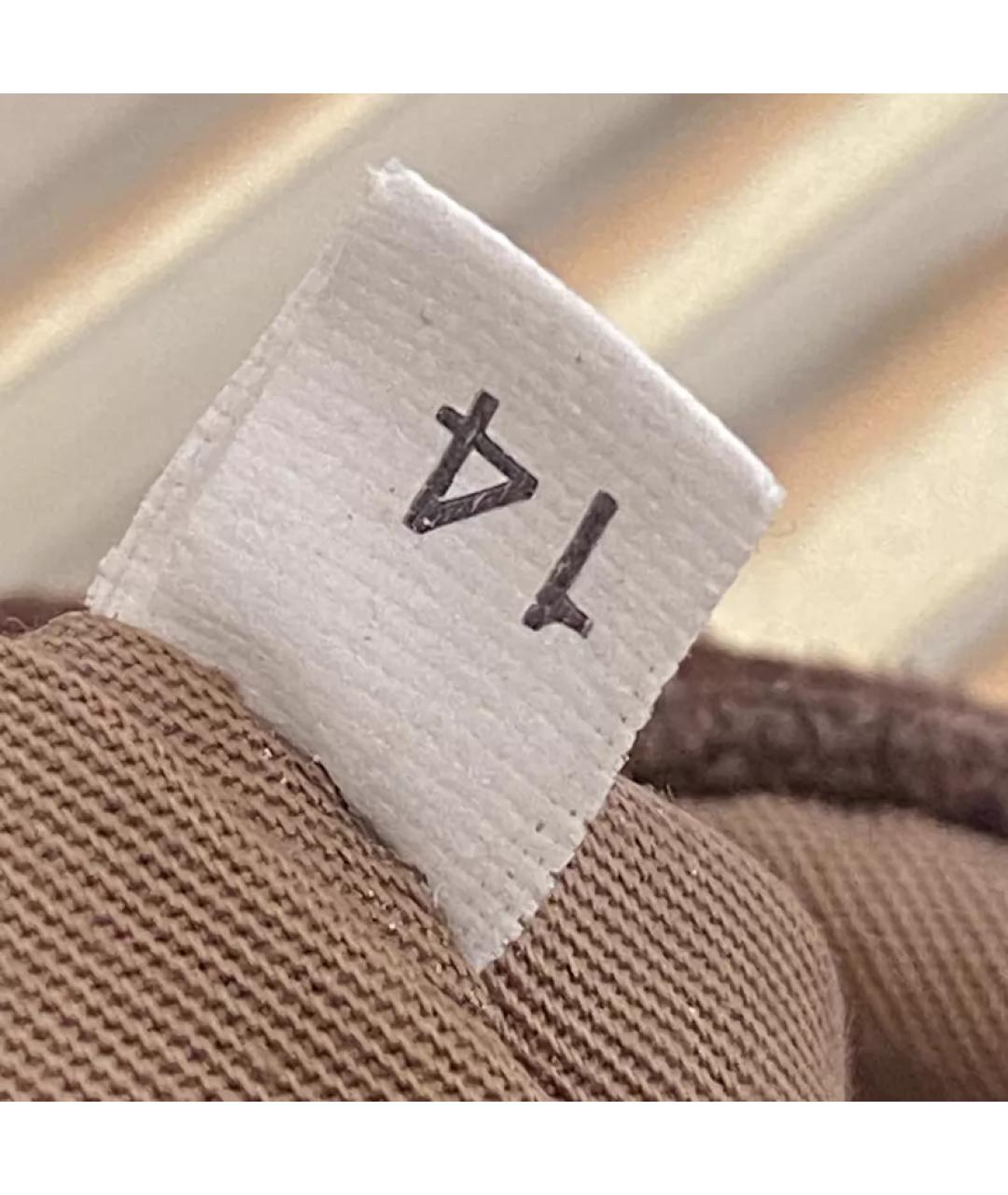 MIU MIU Коричневая замшевая сумка с короткими ручками, фото 7